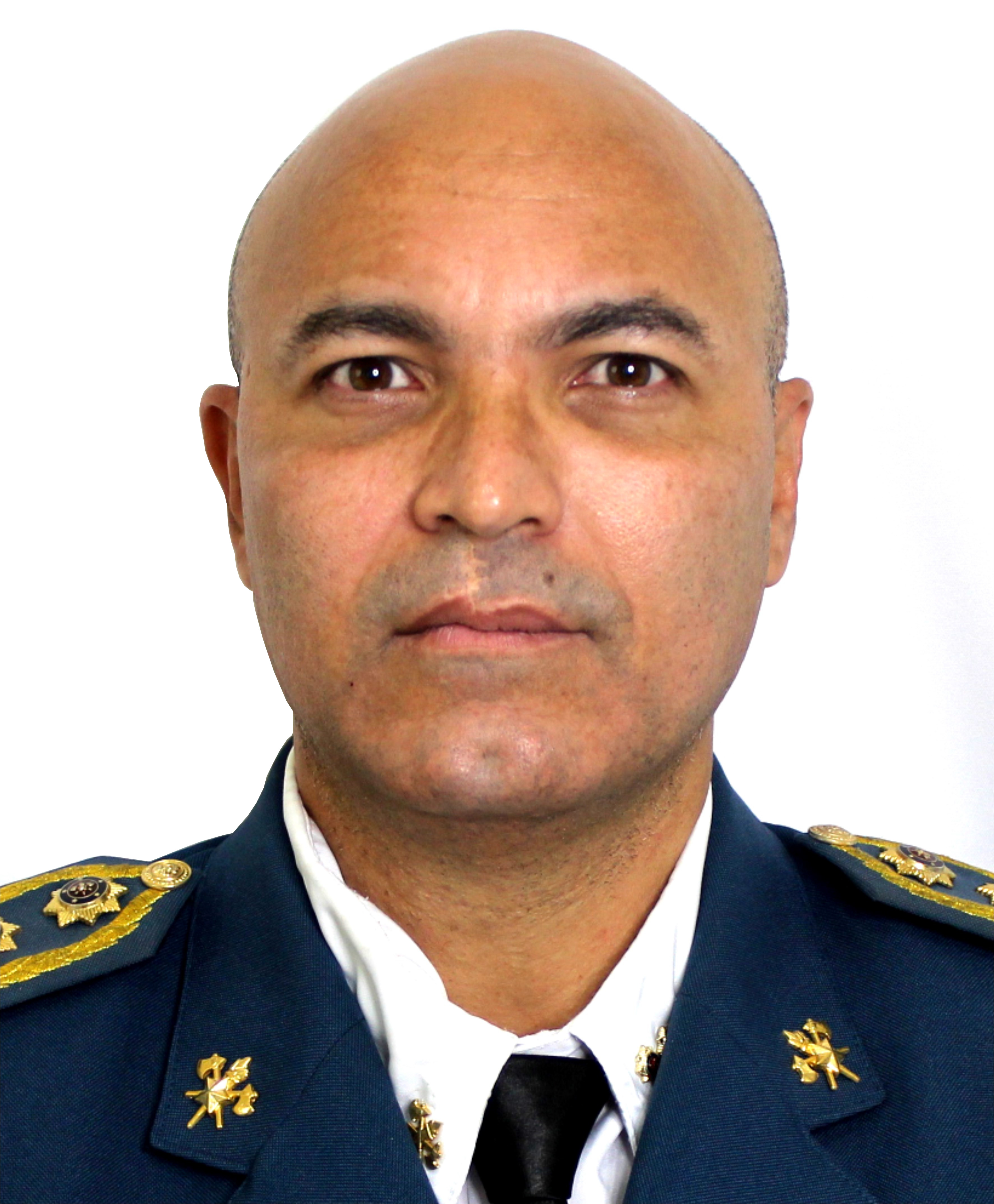 Foto do Comandante CEL QOBM HELYANTHUS FRANK DA SILVA BORGES