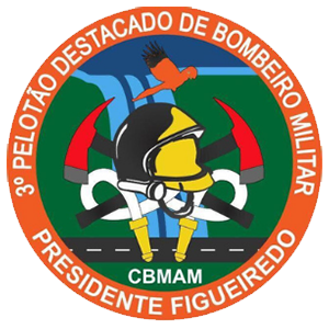 Logo do 3° Pelotão Destacado Bombeiro Militar - 1ª CIBM - Presidente Figueiredo