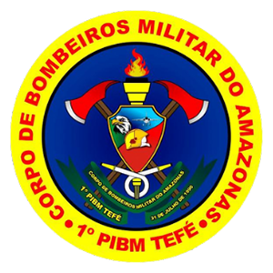 Logo do 1° Pelotão Independente Bombeiro Militar - Tefé